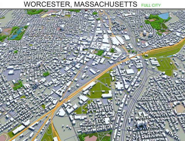 worcester city massachusetts usa 30km