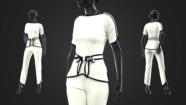 women blouse and pants set