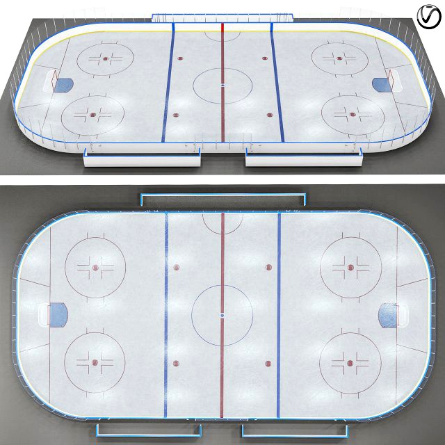 hockey rink 20x40 m