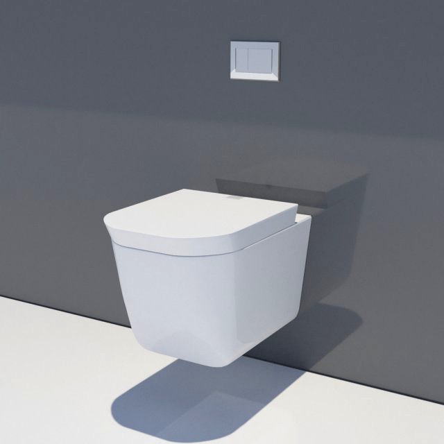 ceramic wall mounted toilet