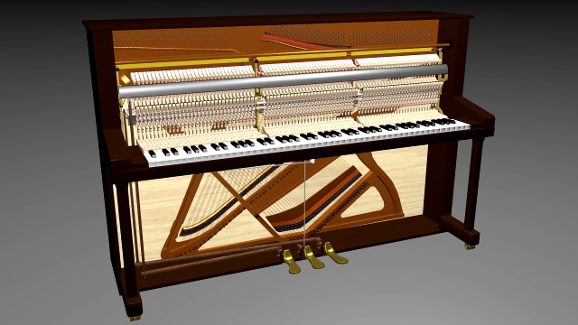 upright piano