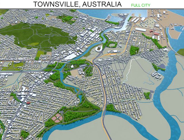 townsville city australia 30km