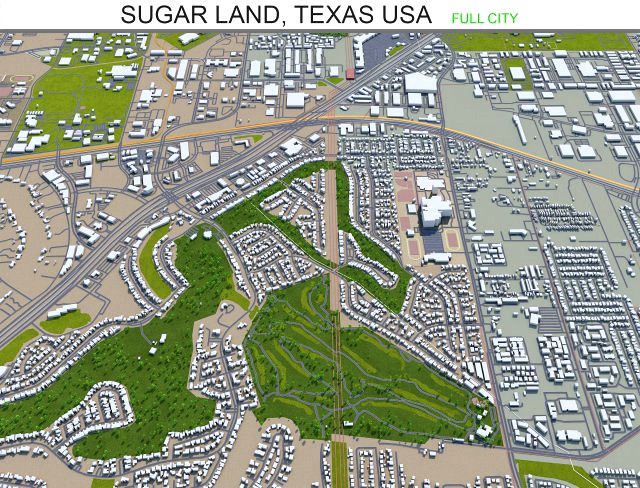 sugar land city texas usa 25km