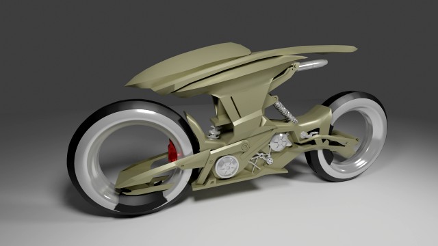 sci-fi motorcycle