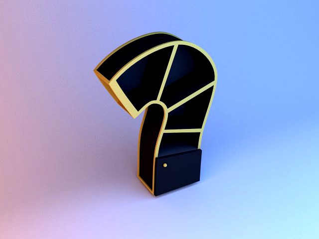 stylish cupboard with a lamp