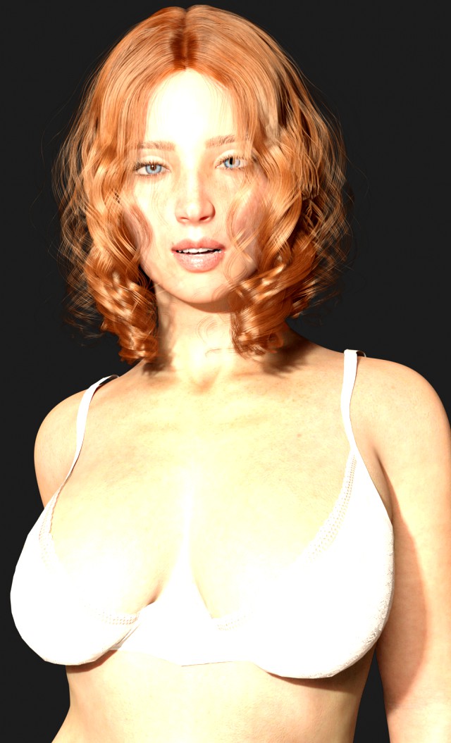 july - female character - 3d woman