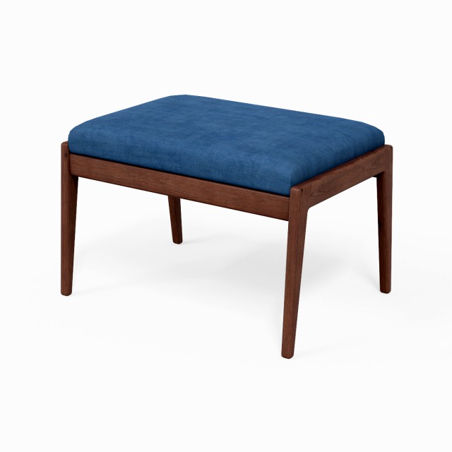 chayne rectangle standard ottoman azure blue