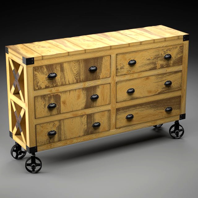 manufacture chest of drawers on wheels