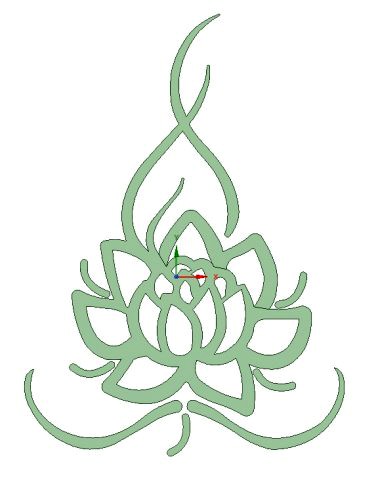 lotus neckless pendant