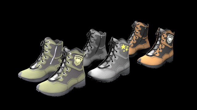 military boots - army shoes