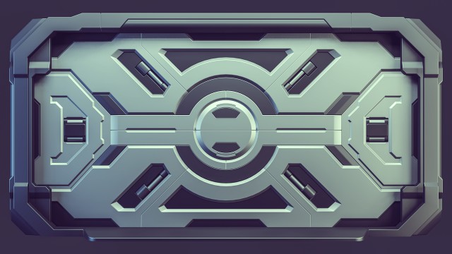 sci-fi door