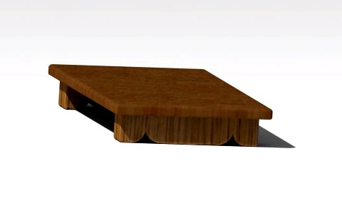pat- mini wooden table indian