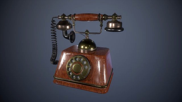 vintage retro telephone