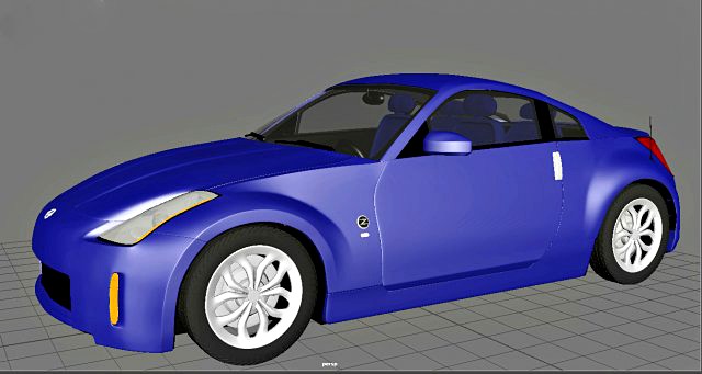 nissan-350z 3d model
