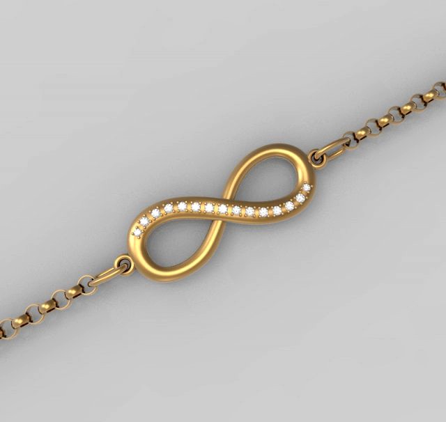 top on bracelet infinity