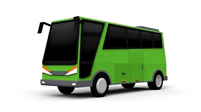 Cartoon Tour Bus 1