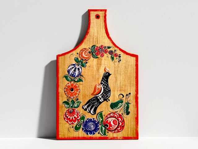 cutting board with painting