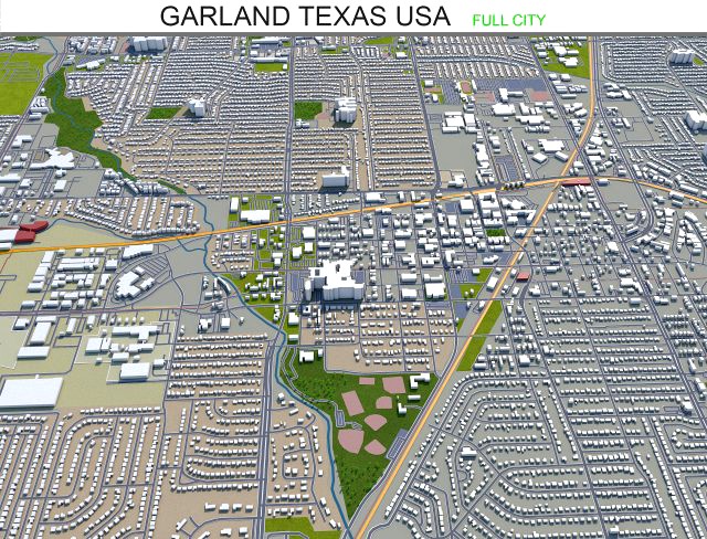 garland city texas usa 30km