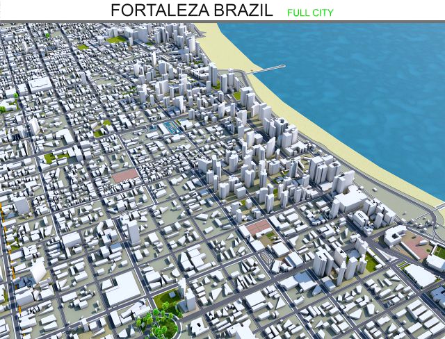 fortaleza city brazil 30km