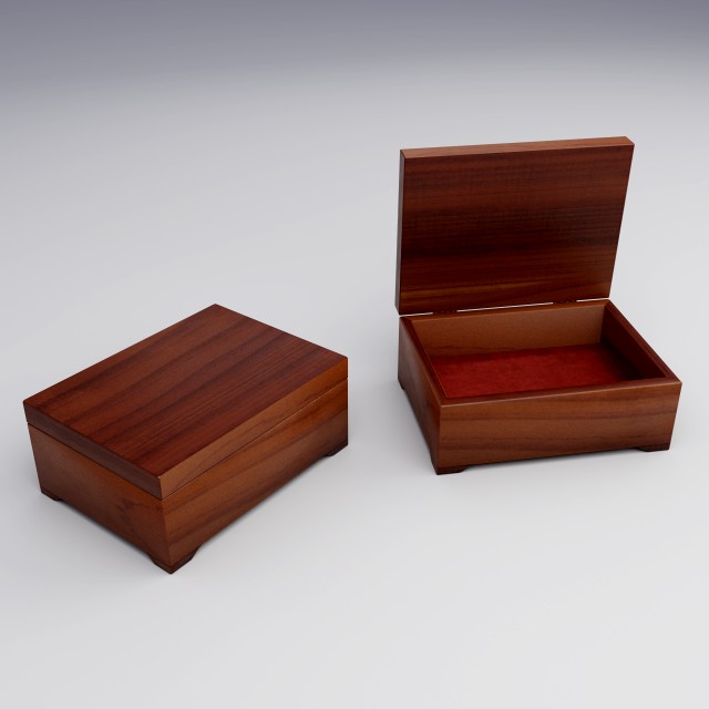 small jewelry wooden box
