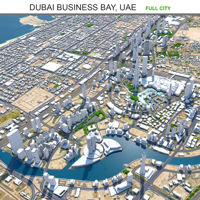 Dubai business bay city uae 10km