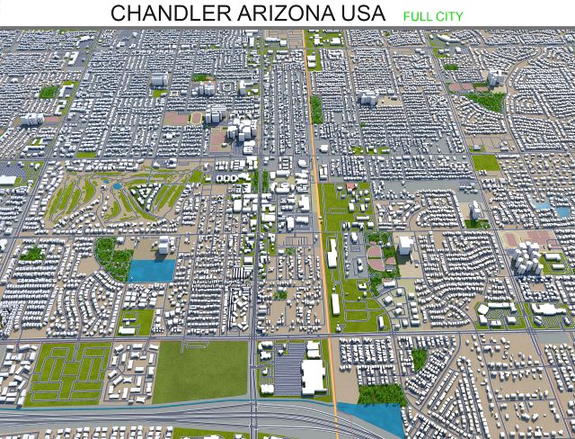 chandler city arizona usa 25km