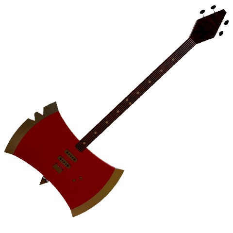 marceline bass axe with guitar