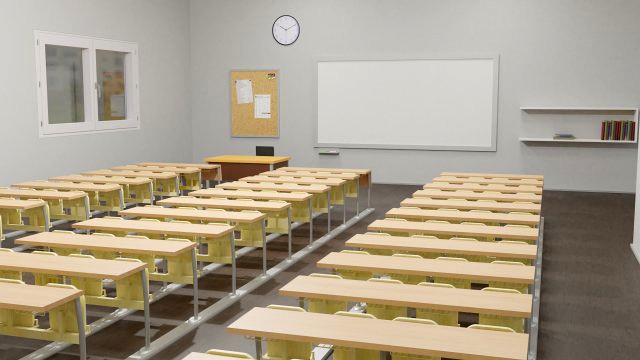 interior classroom scene
