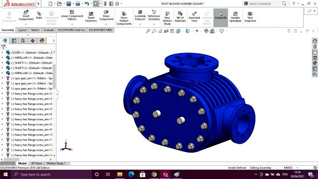 root blower compressor