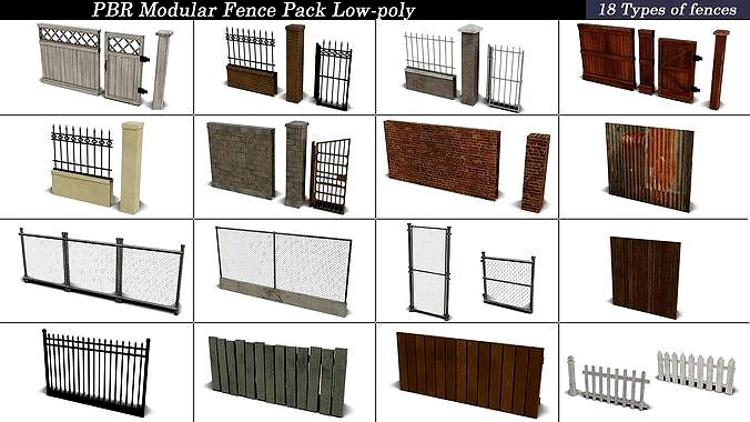 Modular Fence Pack PBR