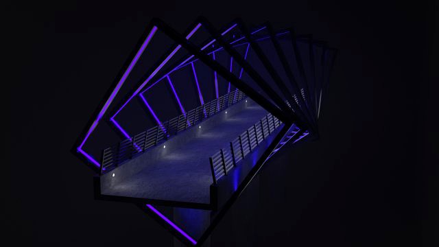 bridge with lighting