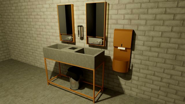 cafe bathroom