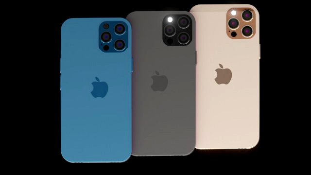 iphone 12 pro all official colors vr - ar - low-poly 3d