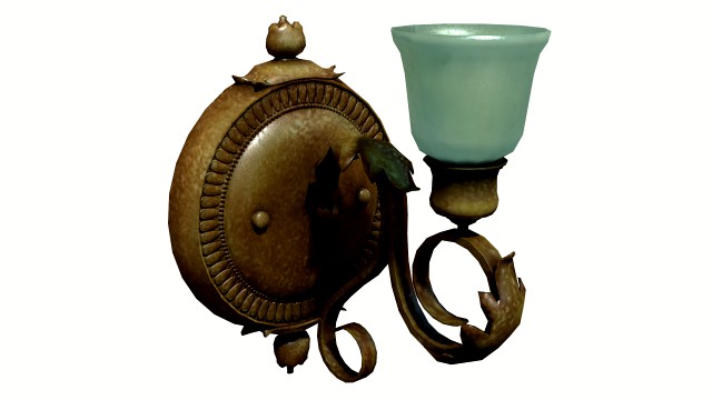 antique wall lamp