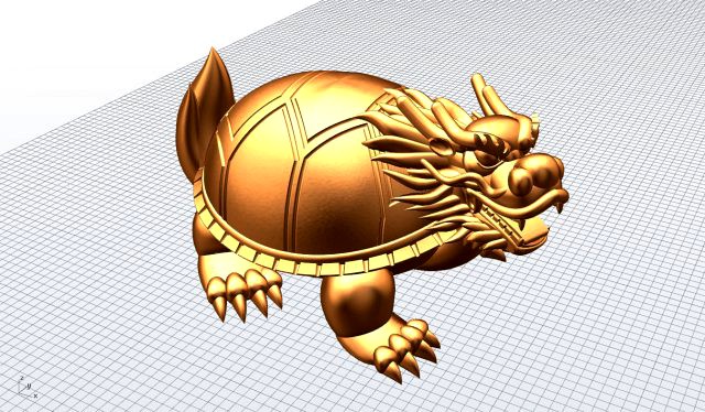 dragon turtle statue