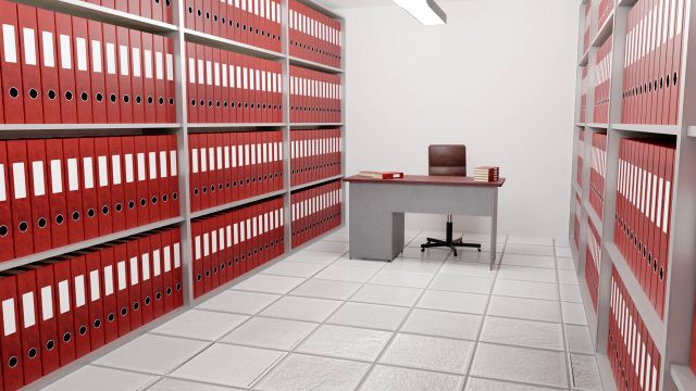 archive - folder room interior