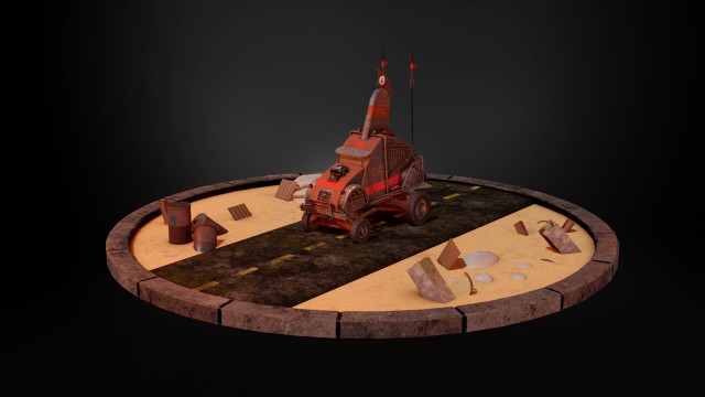 post-apocalyptic car