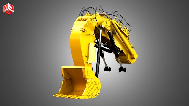 excavator hydraulic loading arm