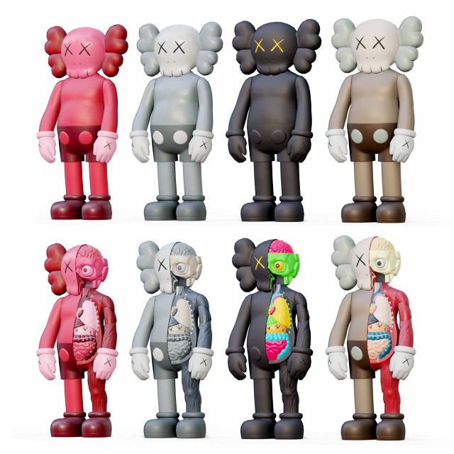 kaws flayed lowpoly pbr