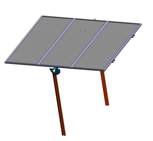 single axis solar tracker stand