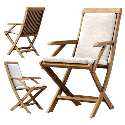 Alesso outdoor wooden dining chair