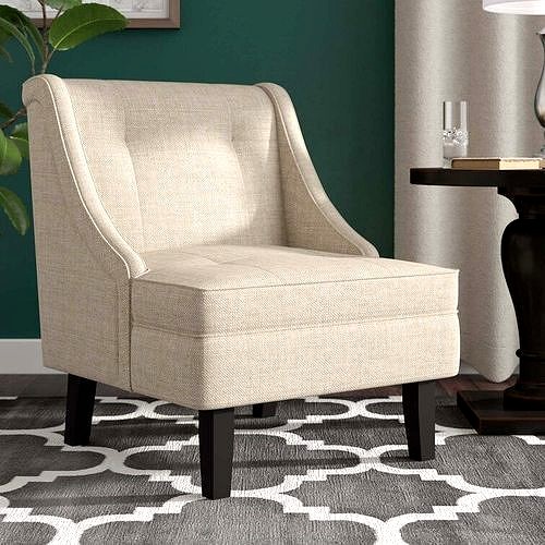 Lindsay  Wide Tufted Side Chair