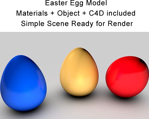 Easter Egg Model