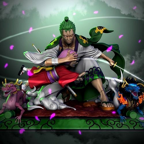 Zoro And Toko - One Piece | 3D