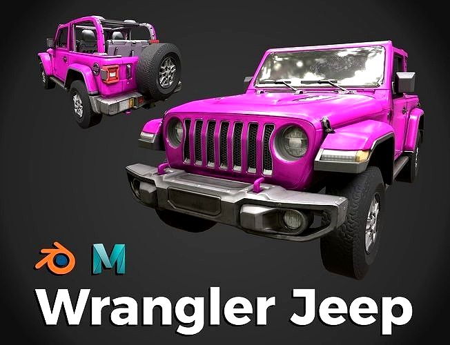 Wrangler Jeep - Pink