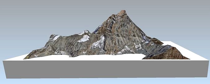 The Matterhorn mountain 3d model