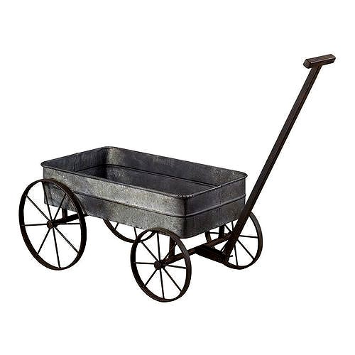 Manuel Aluminum Wheelbarrow Planter