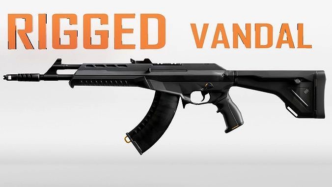 Vandal Valorant Weapon RIGGED