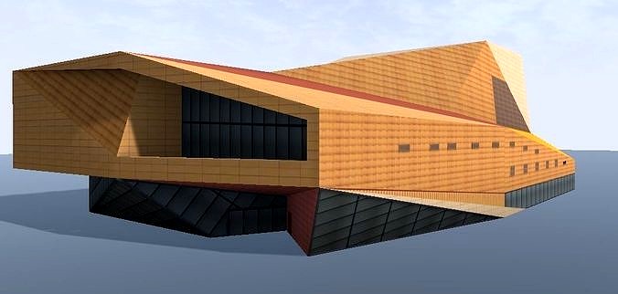 Agora Theater Lelystad Nederland 3d model