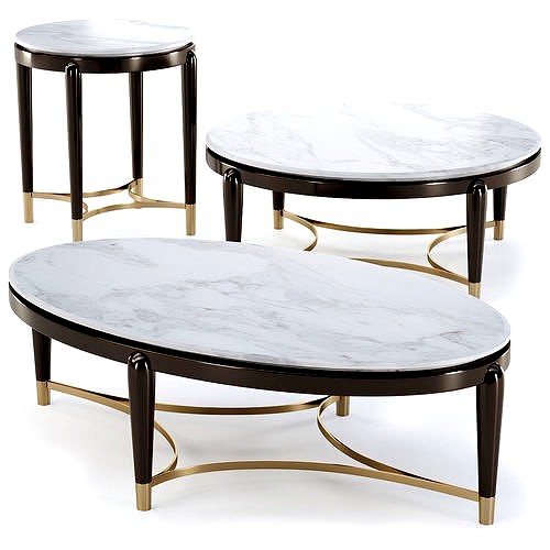 Minotti Collezioni Oscar Marble Coffee Tables